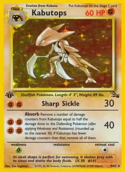Kabutops — Fossil — Rare