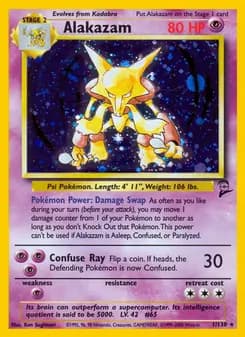 Alakazam — Base Set 2 — Rare
