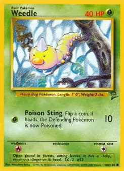 Weedle — Base Set 2 — Common
