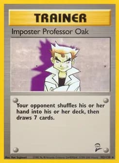 Impostor Professor Oak — Base Set 2 — Rare