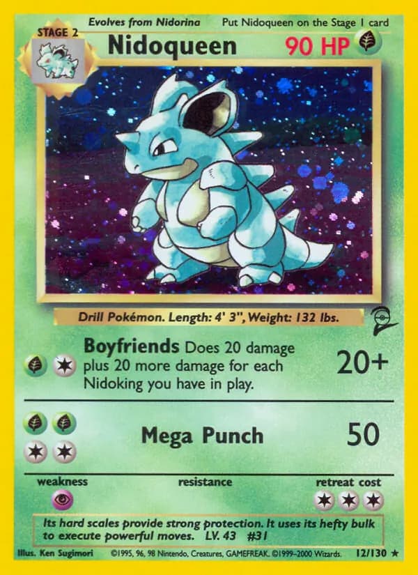 Nidoqueen — Base Set 2, Rare