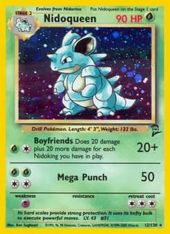 Nidoqueen — Base Set 2 — Rare