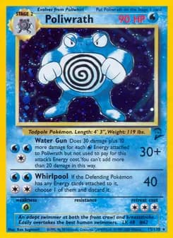 Poliwrath — Base Set 2 — Rare