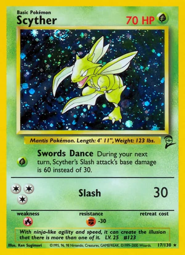 Scyther — Base Set 2, Rare
