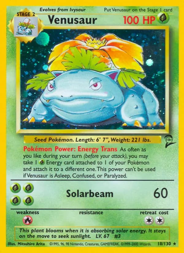 Venusaur — Base Set 2, Rare