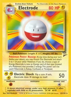 Electrode — Base Set 2 — Rare