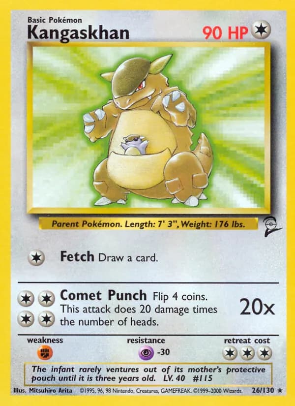 Kangaskhan — Base Set 2, Rare