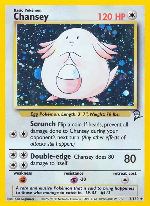 Chansey — Base Set 2, Rare