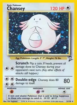 Chansey — Base Set 2 — Rare