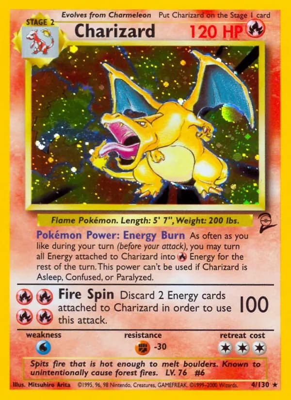 Charizard — Base Set 2, Rare