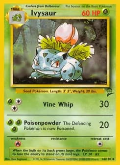 Ivysaur — Base Set 2 — Uncommon