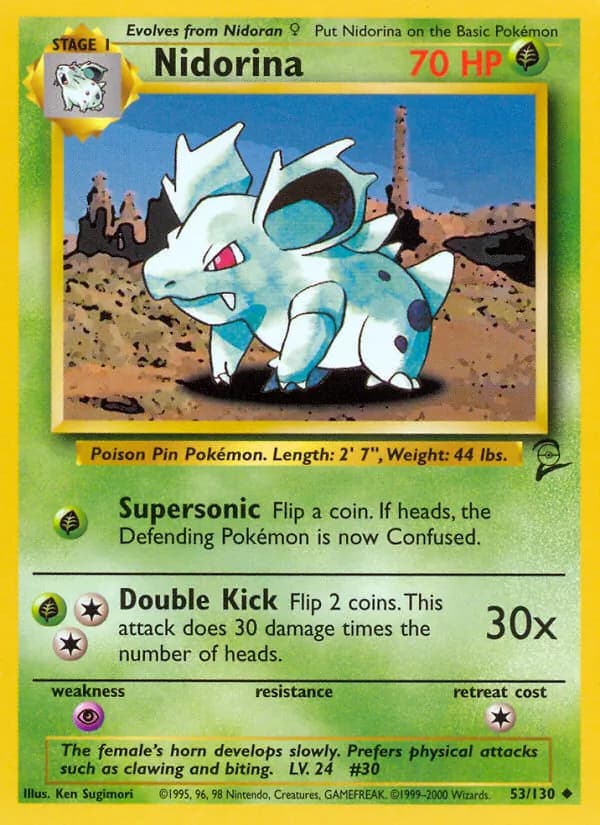 Nidorina — Base Set 2, Uncommon