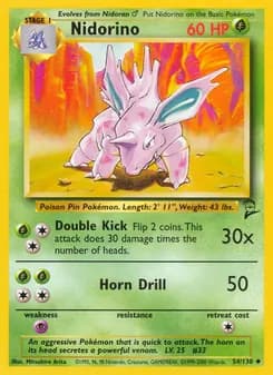 Nidorino — Base Set 2 — Uncommon