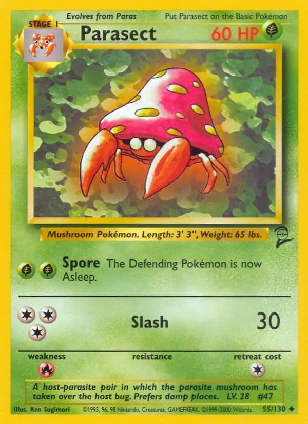 Parasect — Base Set 2, Uncommon