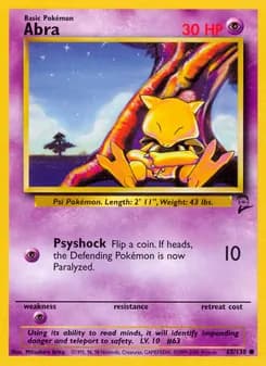 Abra — Base Set 2 — Common