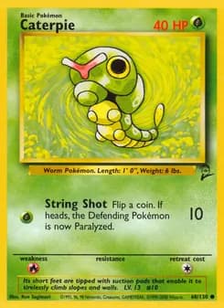 Caterpie — Base Set 2 — Common