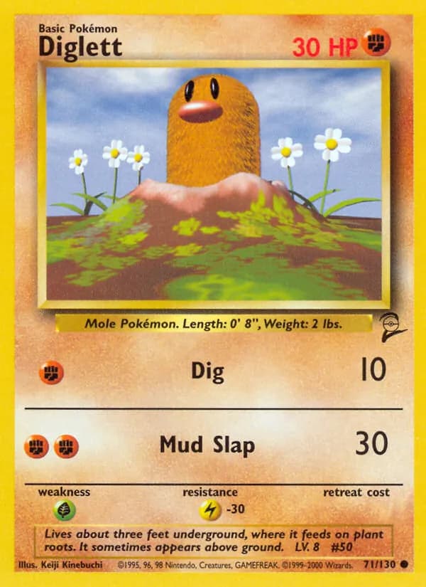 Diglett — Base Set 2, Common