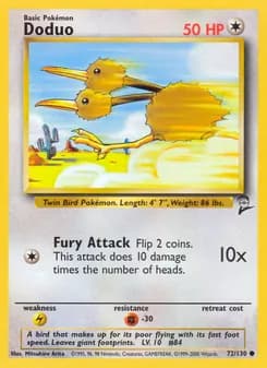 Doduo — Base Set 2 — Common