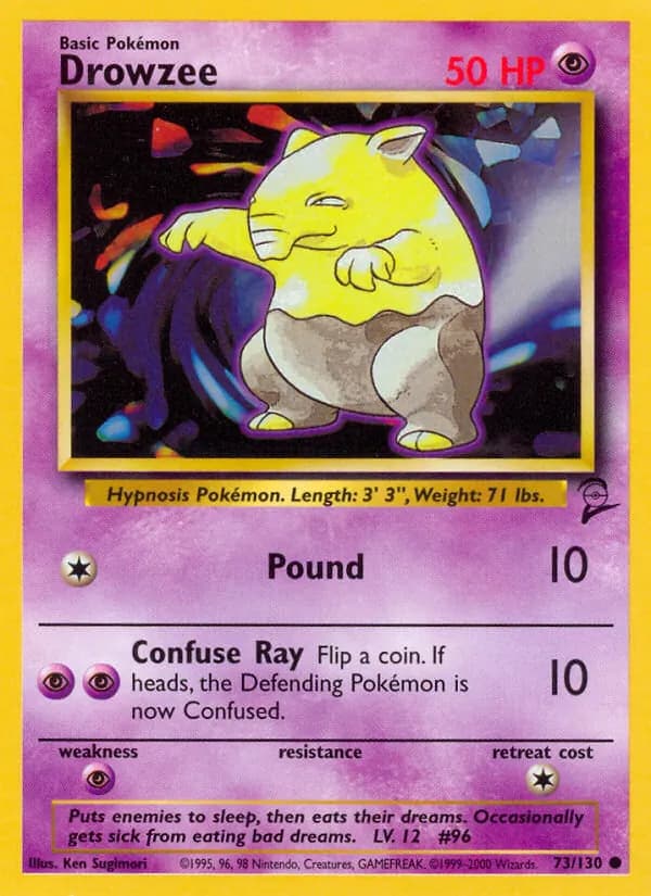 Drowzee — Base Set 2, Common