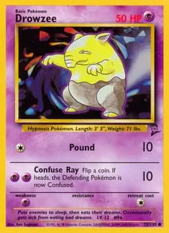 Drowzee — Base Set 2 — Common