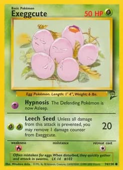 Exeggcute — Base Set 2 — Common