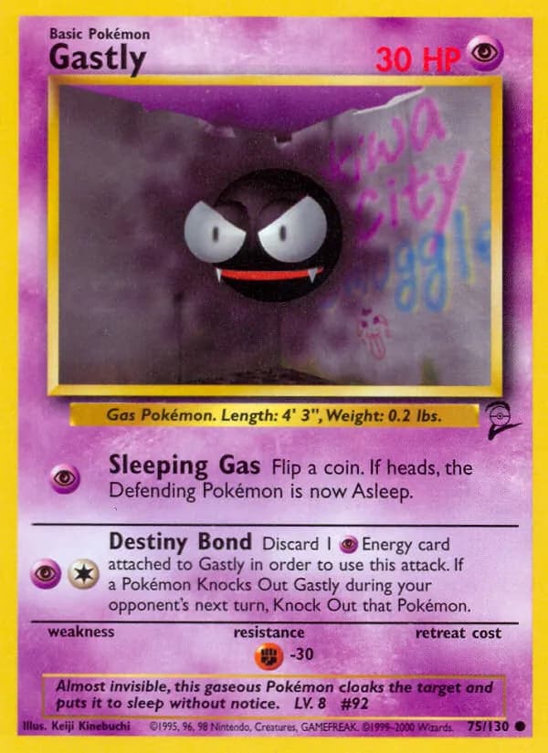 Gastly — Base Set 2, Common