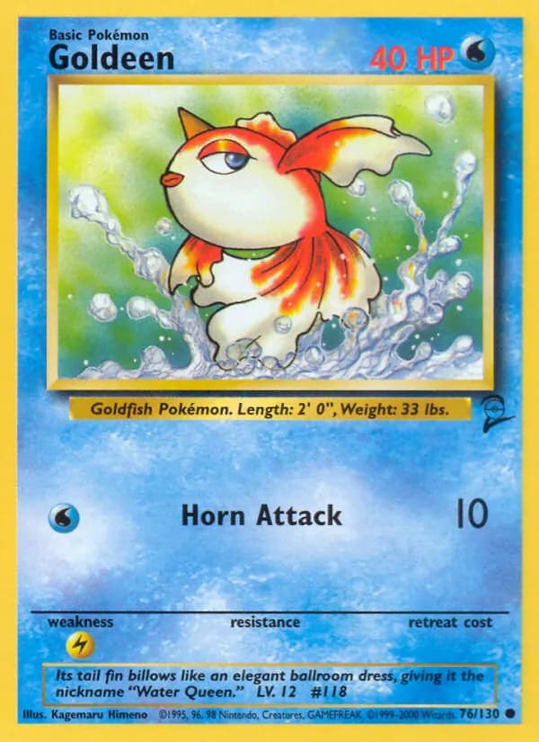 Goldeen — Base Set 2, Common