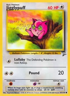 Jigglypuff — Base Set 2 — Common