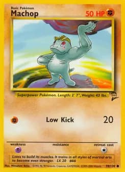Machop — Base Set 2 — Common