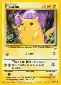 Pikachu — Base Set 2 — Common