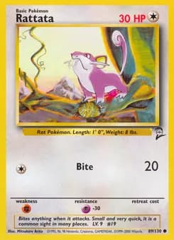 Rattata — Base Set 2 — Common