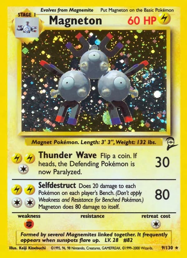 Magneton — Base Set 2, Rare