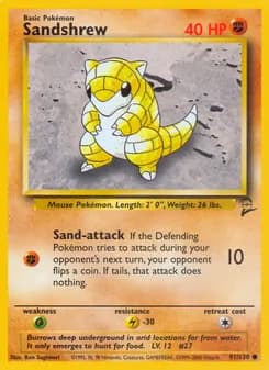 Sandshrew — Base Set 2 — Common