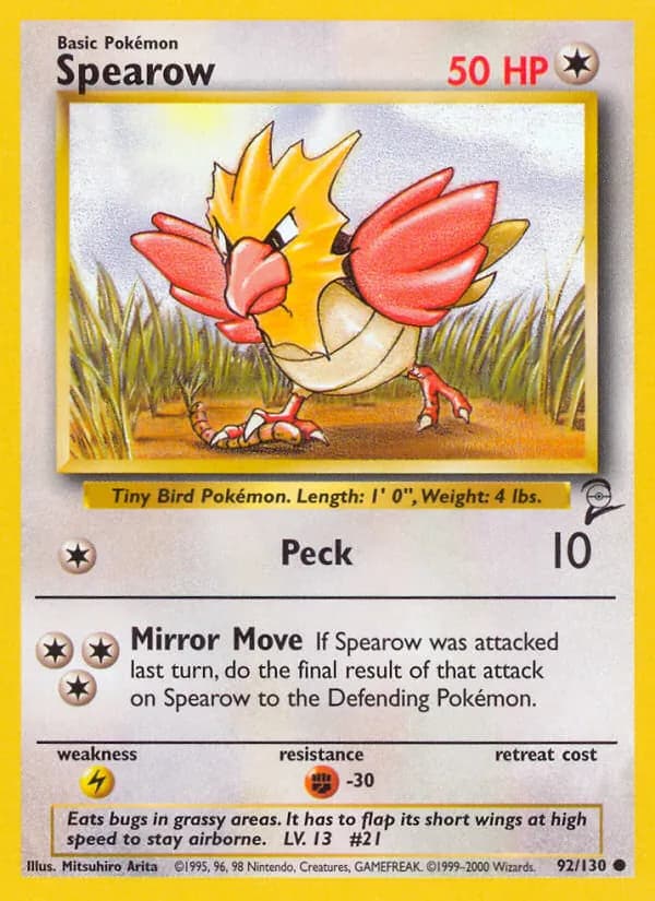 Spearow — Base Set 2, Common