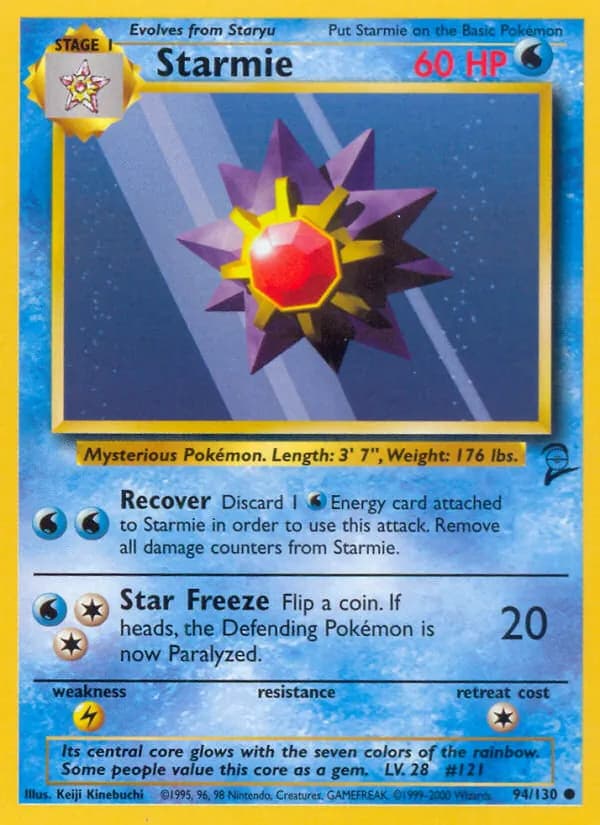 Starmie — Base Set 2, Common