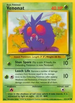 Venonat — Base Set 2 — Common