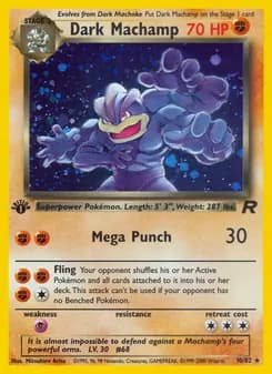 Dark Machamp — Team Rocket — Rare