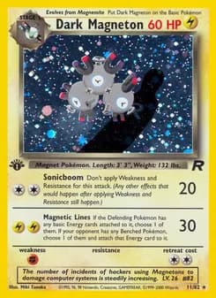 Dark Magneton — Team Rocket — Rare