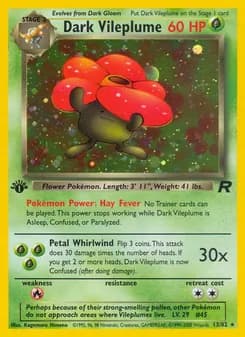 Dark Vileplume — Team Rocket — Rare
