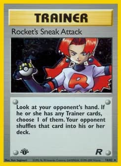 Rocket's Sneak Attack — Team Rocket — Rare