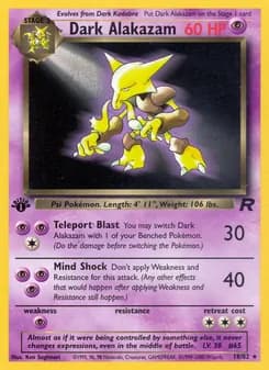 Dark Alakazam — Team Rocket — Rare