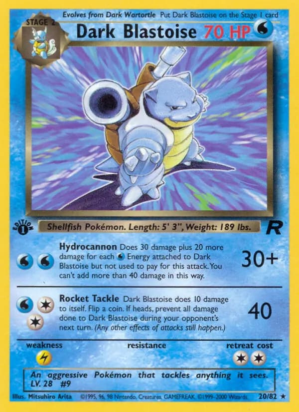 Dark Blastoise — Team Rocket, Rare
