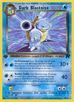 Dark Blastoise — Team Rocket — Rare