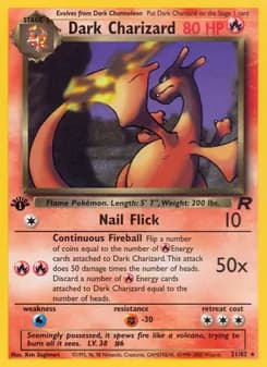 Dark Charizard — Team Rocket — Rare