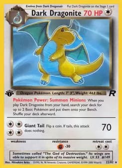 Dark Dragonite — Team Rocket — Rare