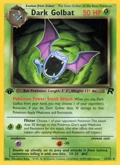 Dark Golbat — Team Rocket — Rare