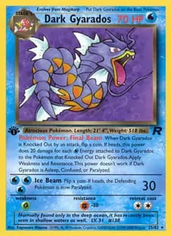 Dark Gyarados — Team Rocket — Rare