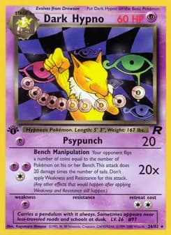 Dark Hypno — Team Rocket — Rare