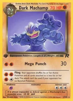 Dark Machamp — Team Rocket — Rare