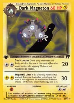 Dark Magneton — Team Rocket — Rare